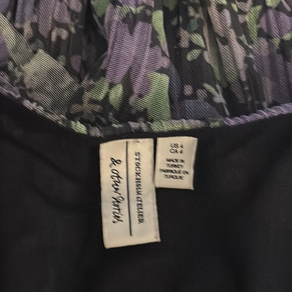 & OTHER STORIES Ditsy Floral Wrap Dress Sundress Sun Size 4 Party Boho Feminine - Picture 5 of 5